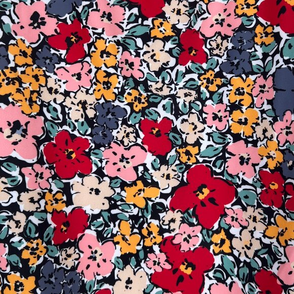 New Floral Print One Piece Swimsuit Retro Bathing Swim Suit Feminine One-Piece - Picture 4 of 10